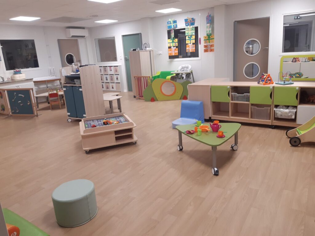 Pièce de vie de la micro-crèche